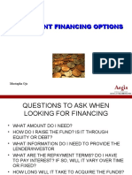 Different Financing Options