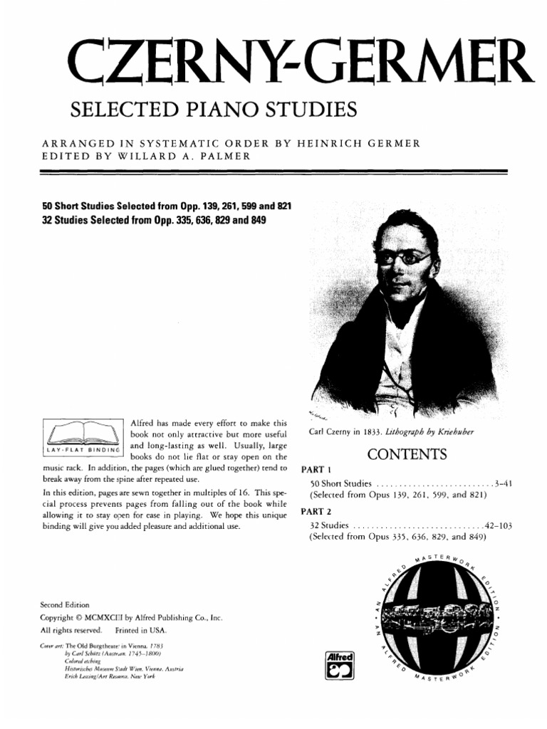 Czerny piano books