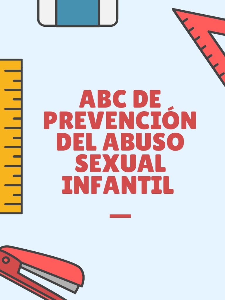 ABC de La Prevención Del Abuso Sexual Infantil | PDF | Abuso Sexual ...