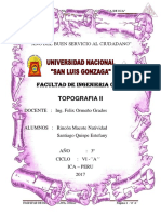 Topografia Curvas de Gradiente