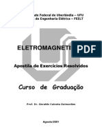 Apostila Execícios Resolvidos Eletromagnetismo UFU 2001