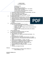 COURSE OUTLINE The Teaching Profession PDF