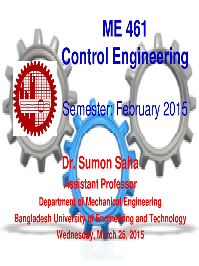 Lecture 2 On Control Engineering | PDF | Control Theory | Torque