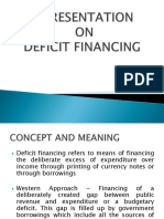 Presentation On Deficit Financing