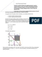 Linear Programming