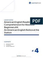 04 An American English Notice at The Station