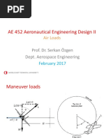 AE 452 Aeronautical Engineering Design II: Air Loads