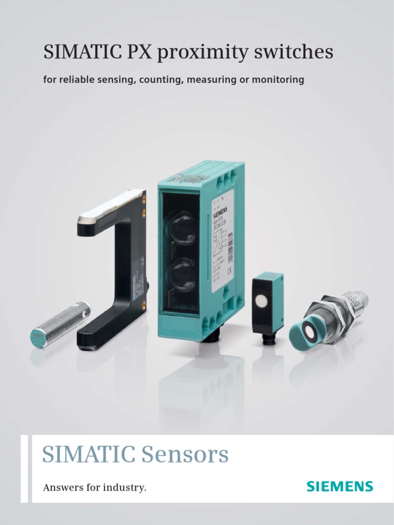 Siemens PX Proximity Switches PDF | PDF | Sonar | Switch
