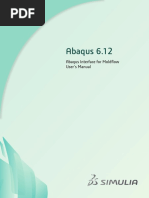 Abaqus 6.12: Abaqus Interface For Moldflow User's Manual