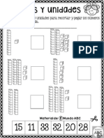 Ejercicios Para Trabajar Las Decenas y Unidades Primer y Segundo Grado de Primaria