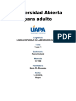 Tarea 1 Lengua Espanola Basica 2