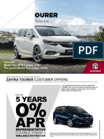 New Zafira Tourer-price Guide