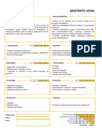 Perfil Del Puesto Asistente Legal