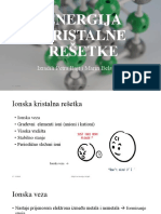 Energija Kristalne Rešetke