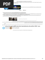 Lista de Equivalências de Transistores Da Série 2SA1 Xxx