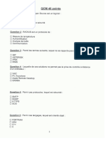 ASI Gestionnaire de Parc Informatique (Admissibilité) QCM BAP E 2009 PDF