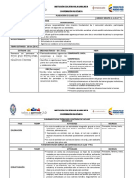 Plan de Clases Periodo IV. Etica 6o. - 2017