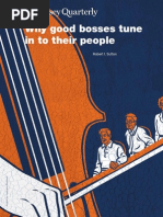 Why Good Bosses Tune Into Their People