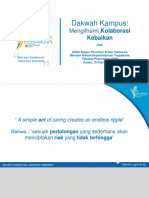 Mengilhami Kolaborasi Kebaikan Sebagai Dakwah