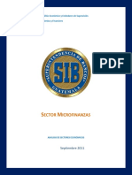 Estudio Del Sector Microfinanzas, Referido A 2011-09 PDF