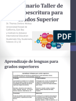 Seminario Taller Superior Febrero 2018