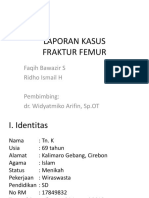 LAPORAN KASUS Fraktur Femur