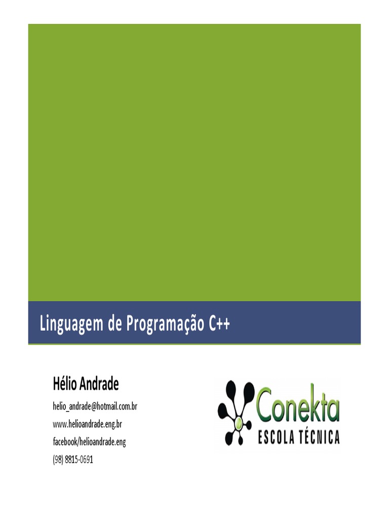 Introdução à Programação em C++ | PDF | Linguagem de programação | C
