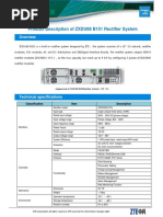 Product Descirption of ZXDU68 B151 Rectifier System20160301 V2.0