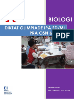 Modul Olimpiade IPA Biologi SD Untuk Pelatihan OSN SD Folder OSN