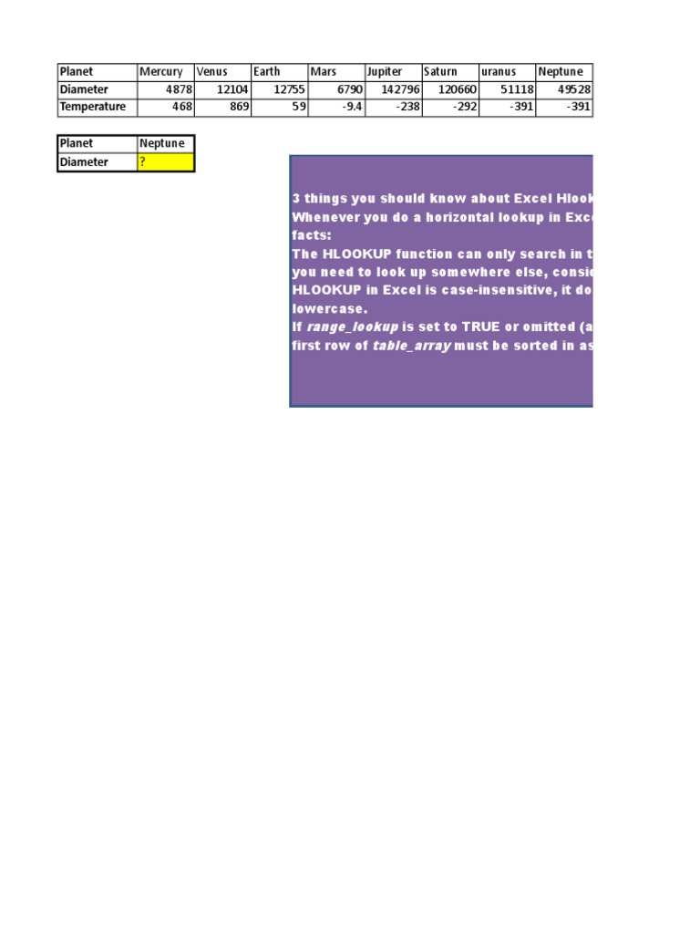Using VLOOKUP and HLOOKUP Together | PDF | Database Index | Matrix ...