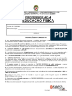 Fadesp 2008 Seduc Pa Professor Educacao Fisica Prova PDF