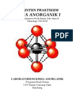 Modul PRAKTIKUM Kimia Anorganik I 1 PDF