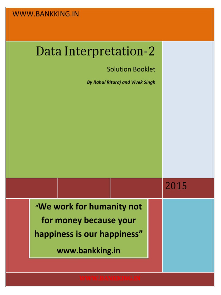 Data Interpretation Solutions Guide | PDF | Investing | Poverty