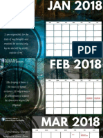 2018 Monthly Calendar