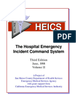 The Hospital Emergency Incident Command System Vol II