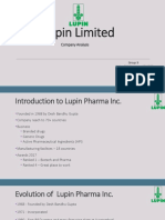 Lupin Pharmaceuticals Inc