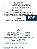 Psic. Ildefonso Valdez Leyva Jovenes Con Necesidades Especiales Que Van Logrando Su Autonomia y Desarrollo Normal