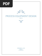 Process Equipment Design: PART-1