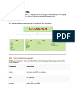 SQL Statement