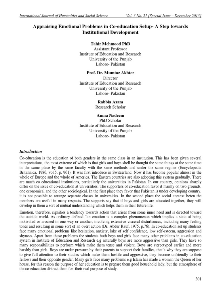 Essay on co education in pakistan pdf image