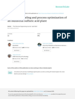 2010 - Dynamic Modeling and Process Optimization of An Industrial Sulfuric Acid Plant PDF