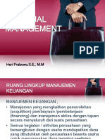 Pertemuan 8 Financial Enterpreunerial & Financial Management