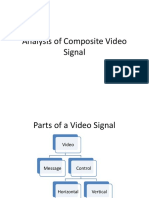 Analysis of Composite Video Signal