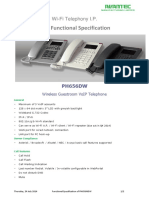 Wi-Fi VoIP Telephone Functional Spec