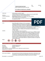 Material Safety Data Sheet: 1. Identification of The Substance/preparation and Trade Name