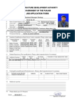 Job Application Form: Geo Crust Isalamabad
