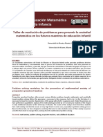 Prevenir la ansiedad matemática en futuros maestros