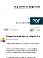 Tema 32. Prevención y Asistencia Psiquiátrica: Curso Académico 2011-2012