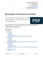 Examination of Conscience For Adults