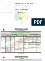 Malla curricular Transición El Nacional 2017